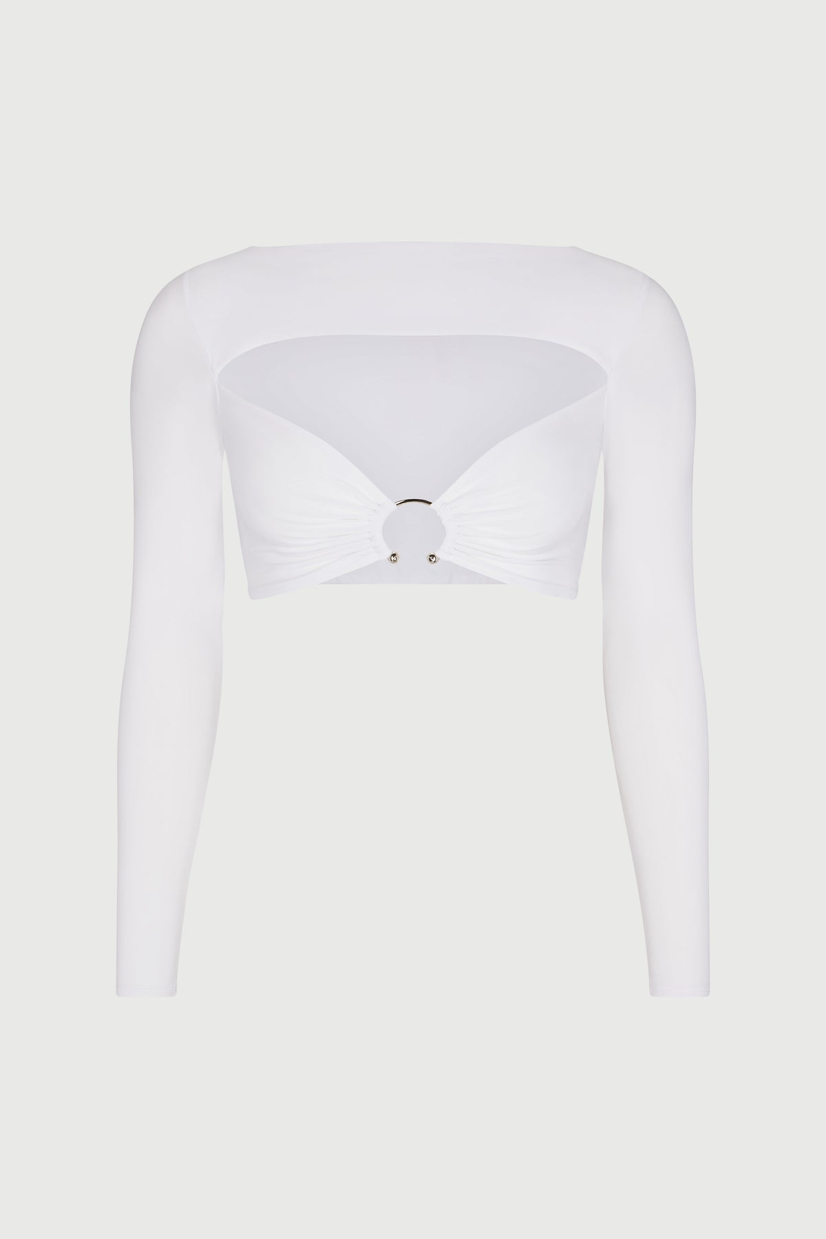 CHOCOLATE Hourglass Cut Out O-Ring Crop Top