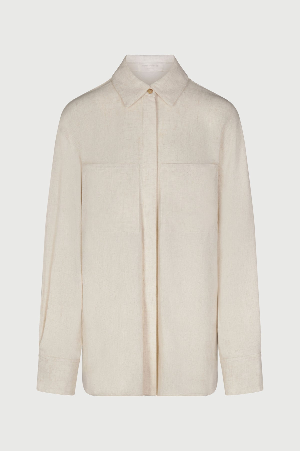 CREAM Linen Button Down Shirt