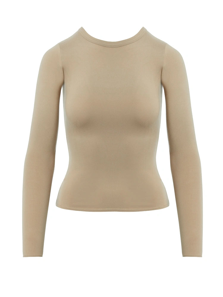 NUDE Bare Crewneck Top
