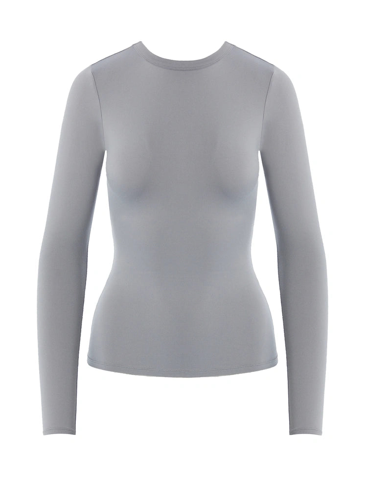 GREY Bare Crewneck Top