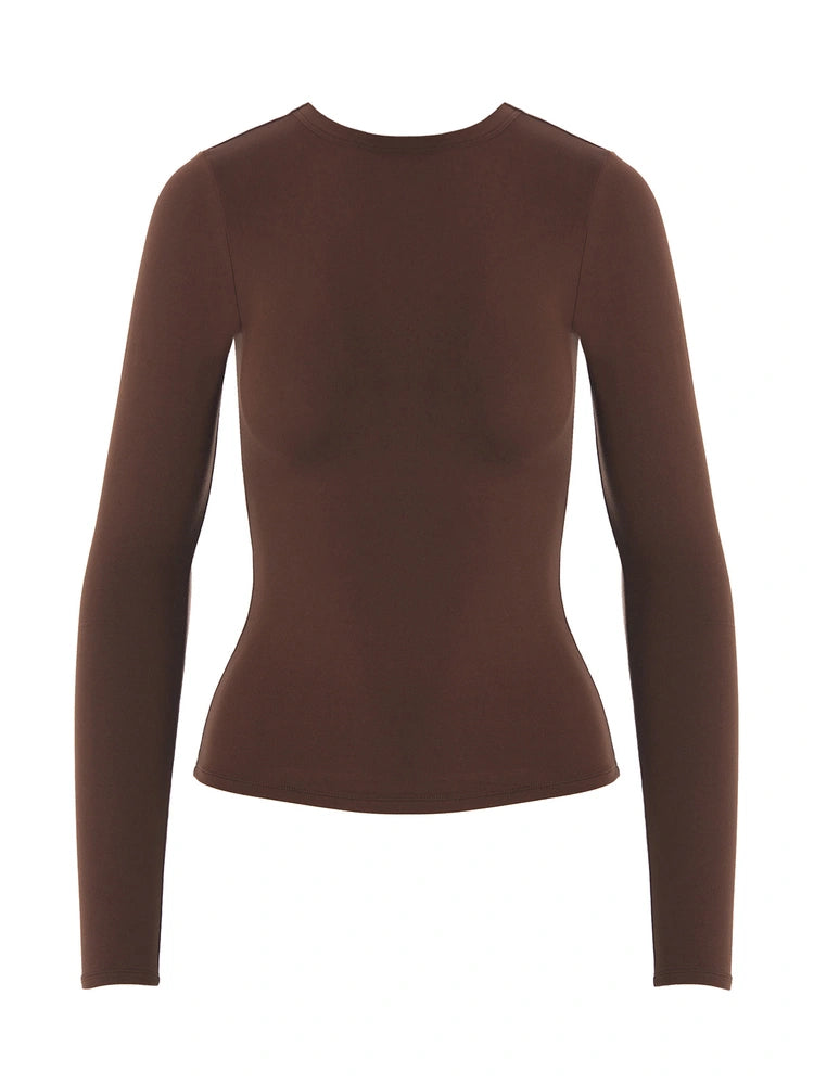 Chocolate Bare Crewneck Top