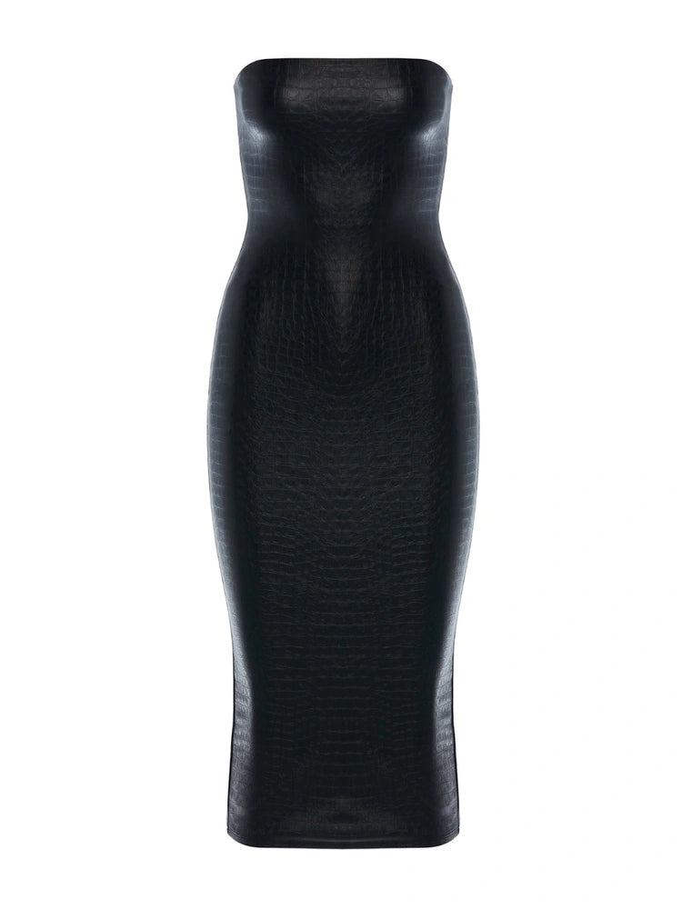 BLACK Croc Mama Dress