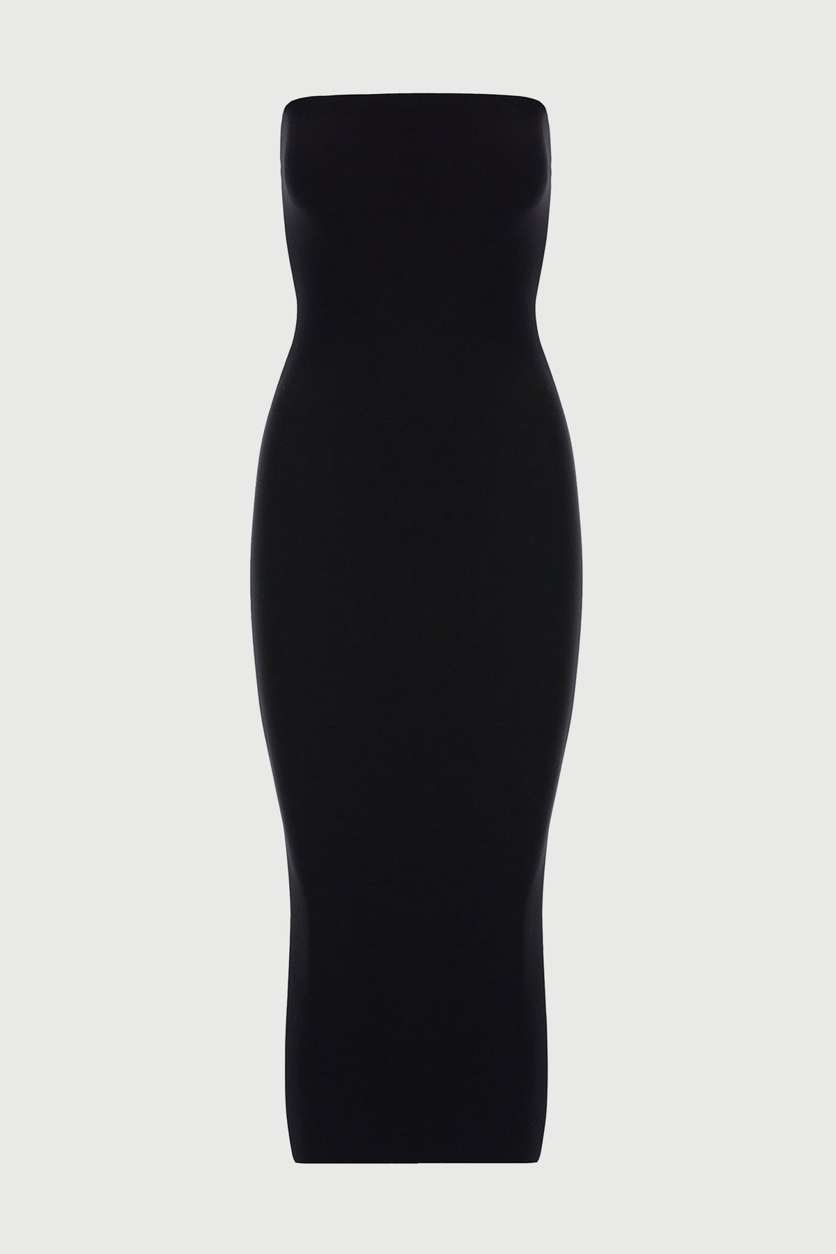 BLACK NW Tube Midi Dress
