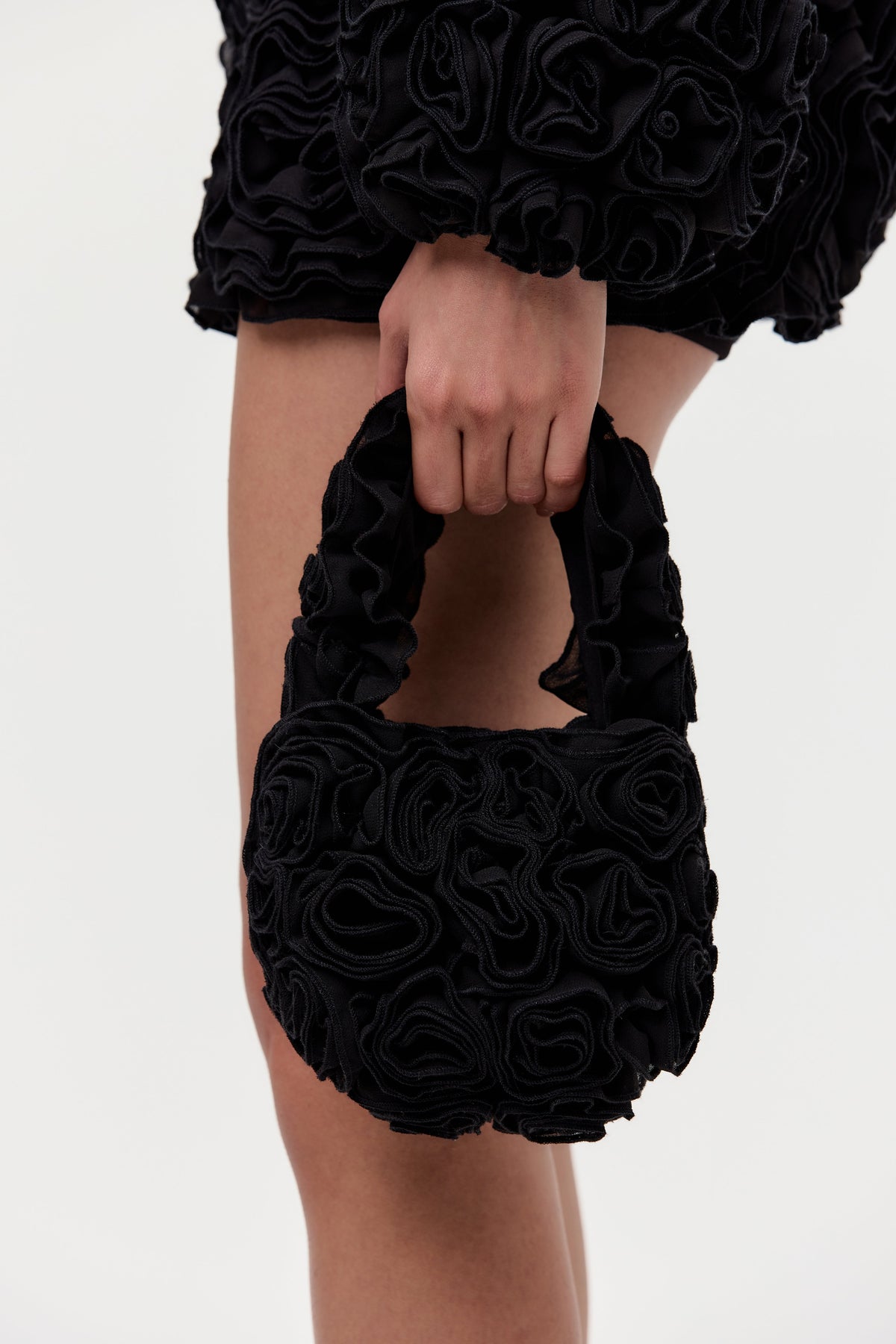 Black Roses Mini Handbag