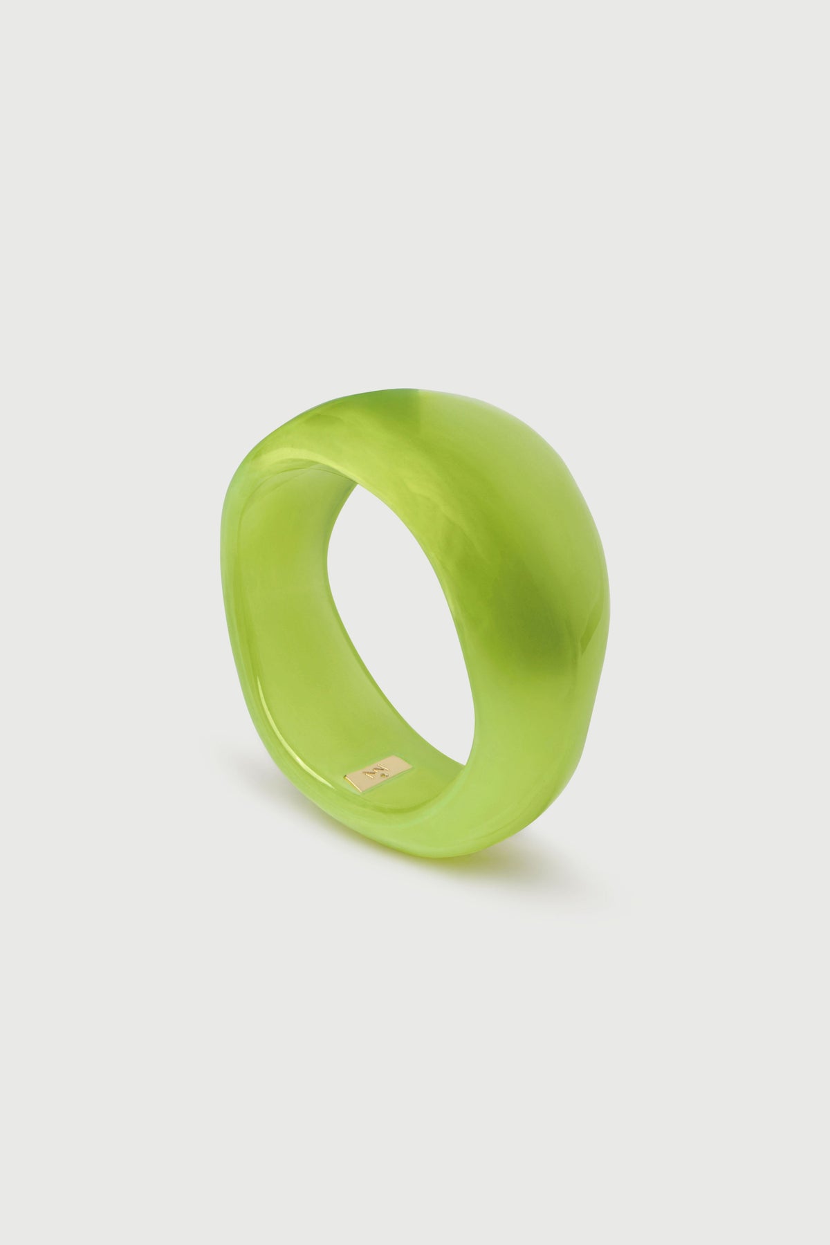 Chartreuse Resin Stone Bracelet