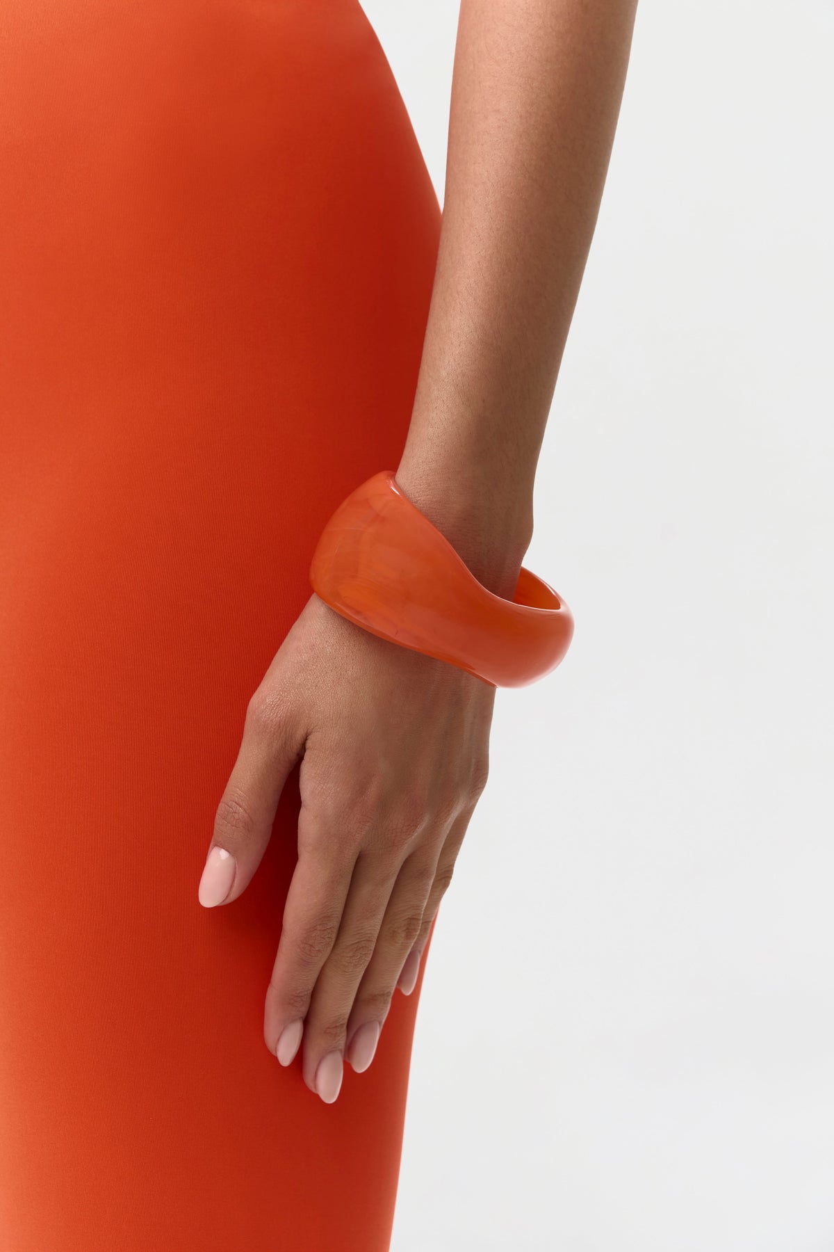Orange Resin Stone Bracelet