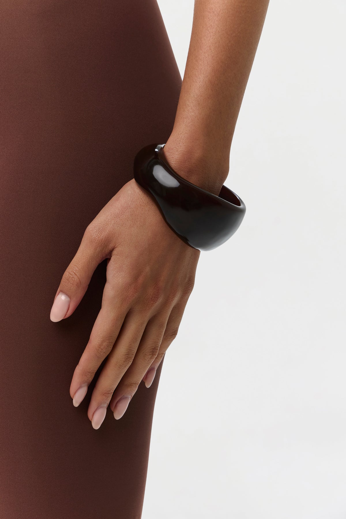 Dark Chocolate Resin Stone Bracelet