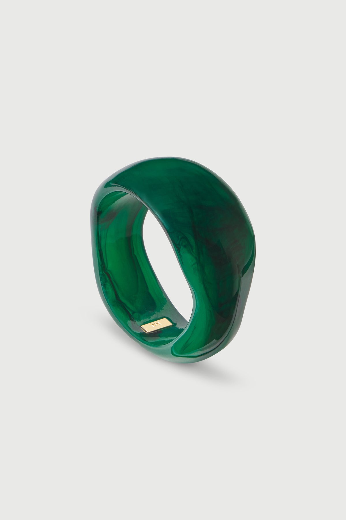 Emerald Resin Stone Bracelet