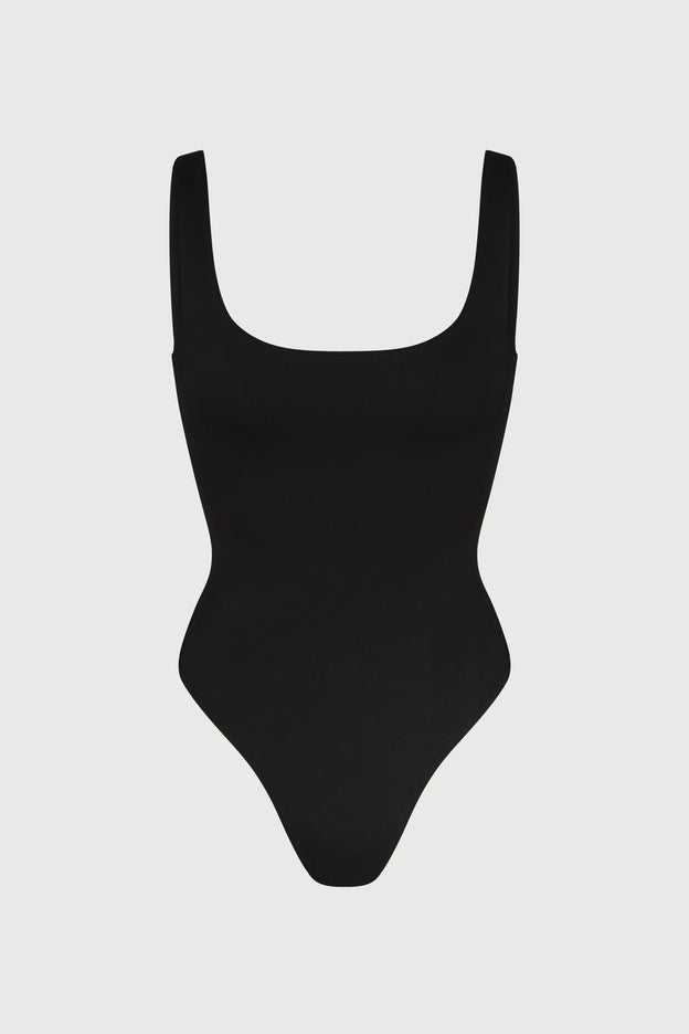 Smooth Scoop Neck Tank Bodysuit