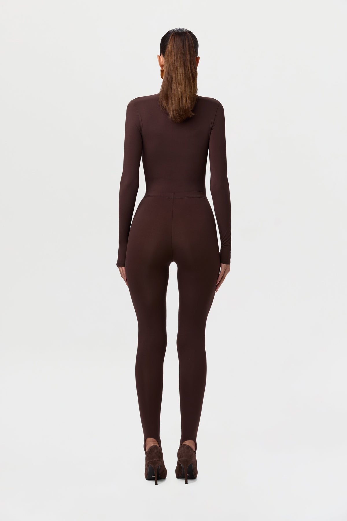 Dark Chocolate Naked Stirrup Legging