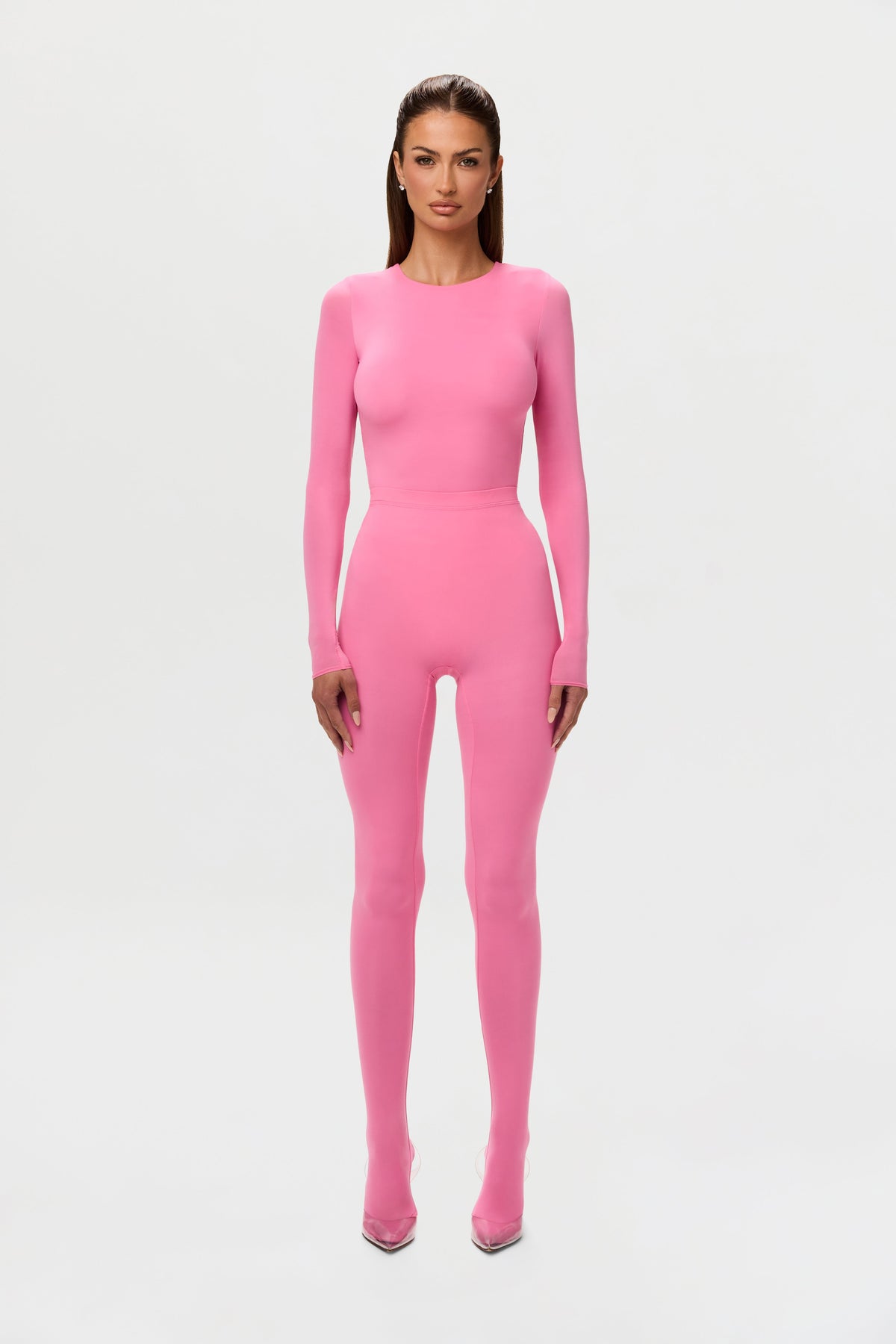 Pink Naked Closed Toe Legging