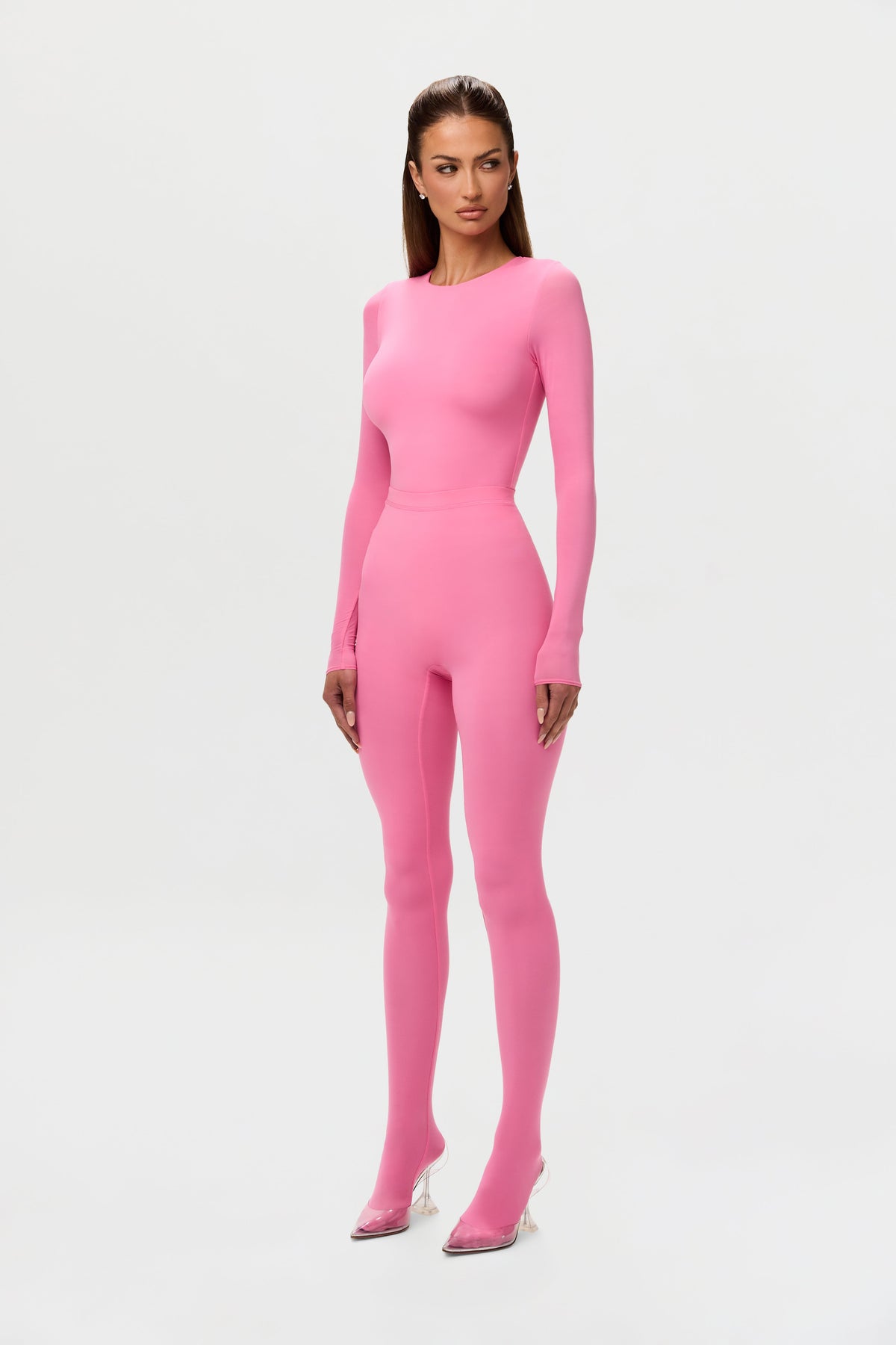 Pink Naked Closed Toe Legging