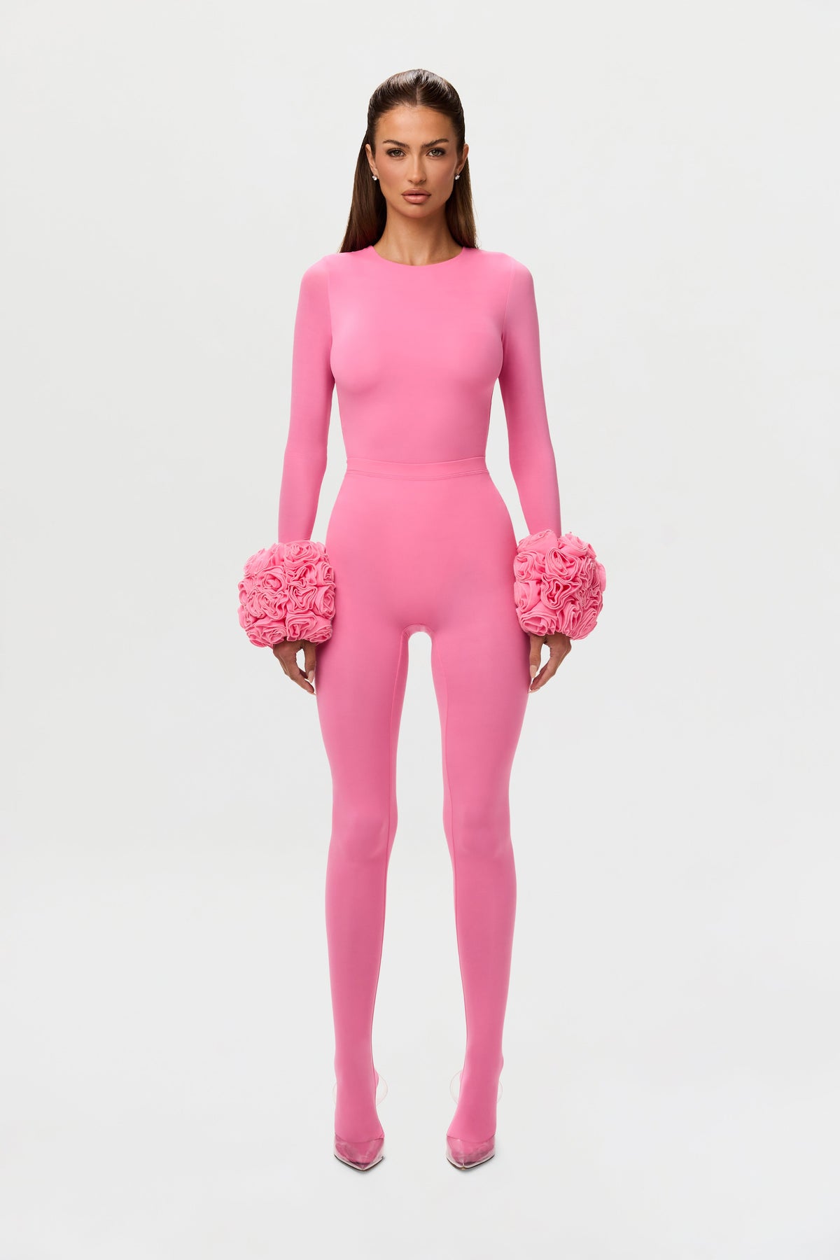 Pink Naked Closed Toe Legging