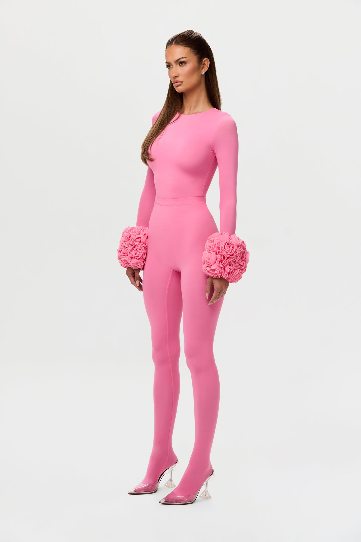 Pink Naked Closed Toe Legging