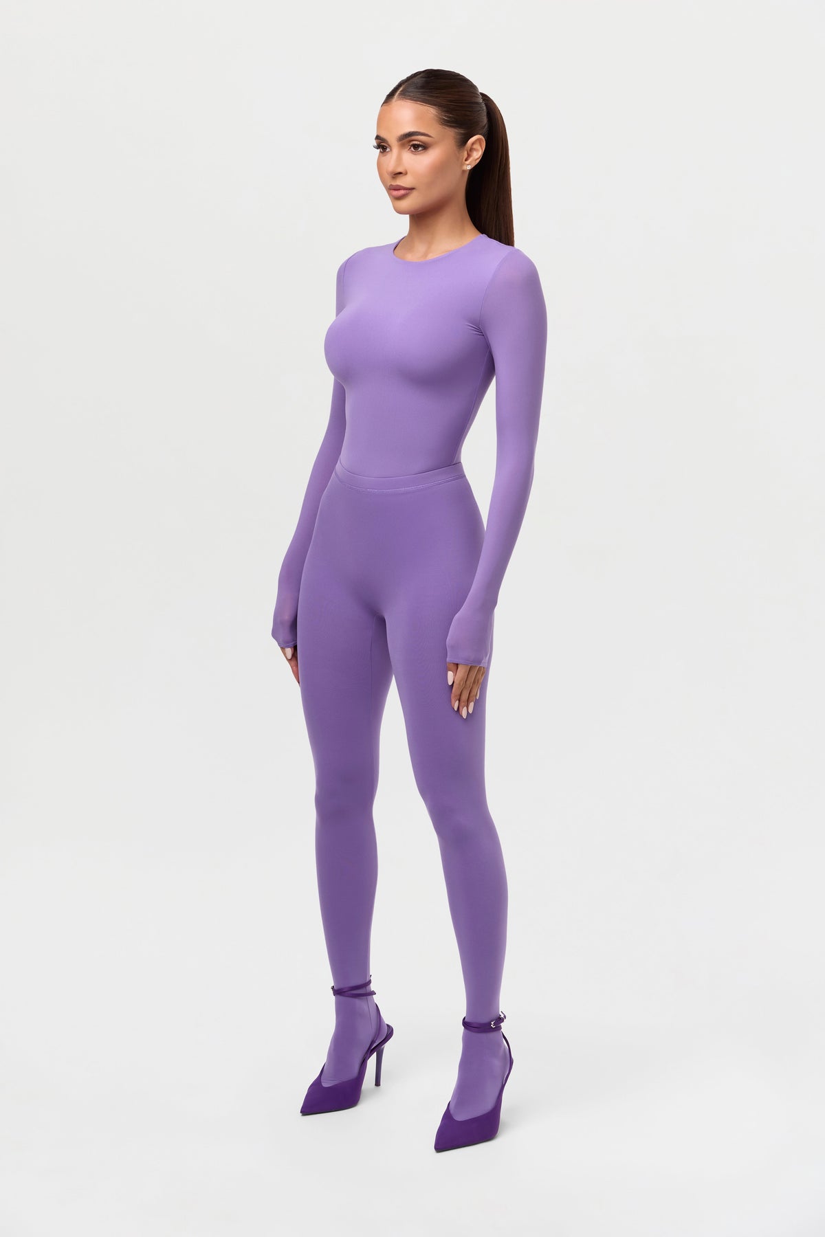 Violet Naked Closed Toe Legging