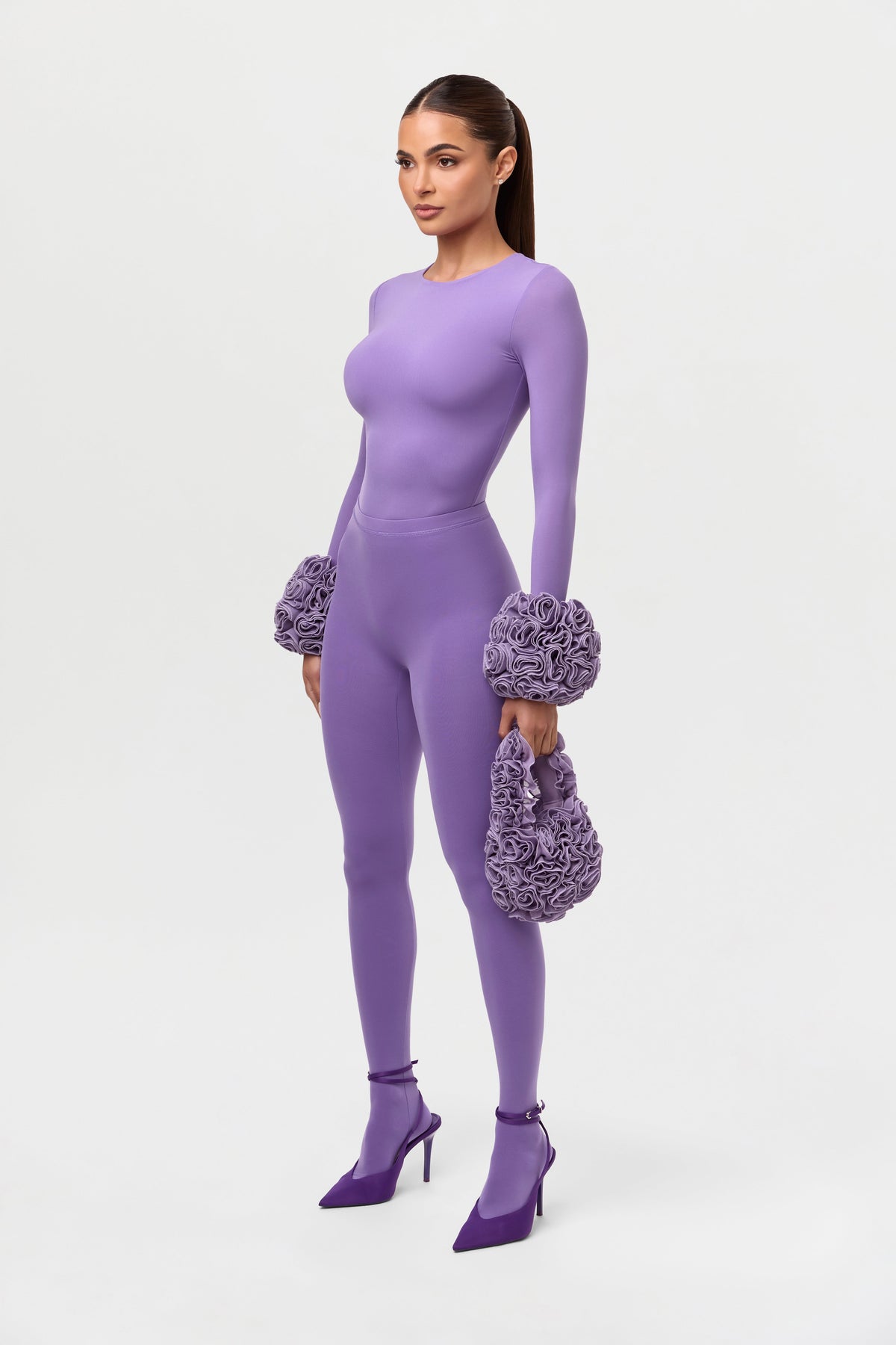 Violet Naked Closed Toe Legging