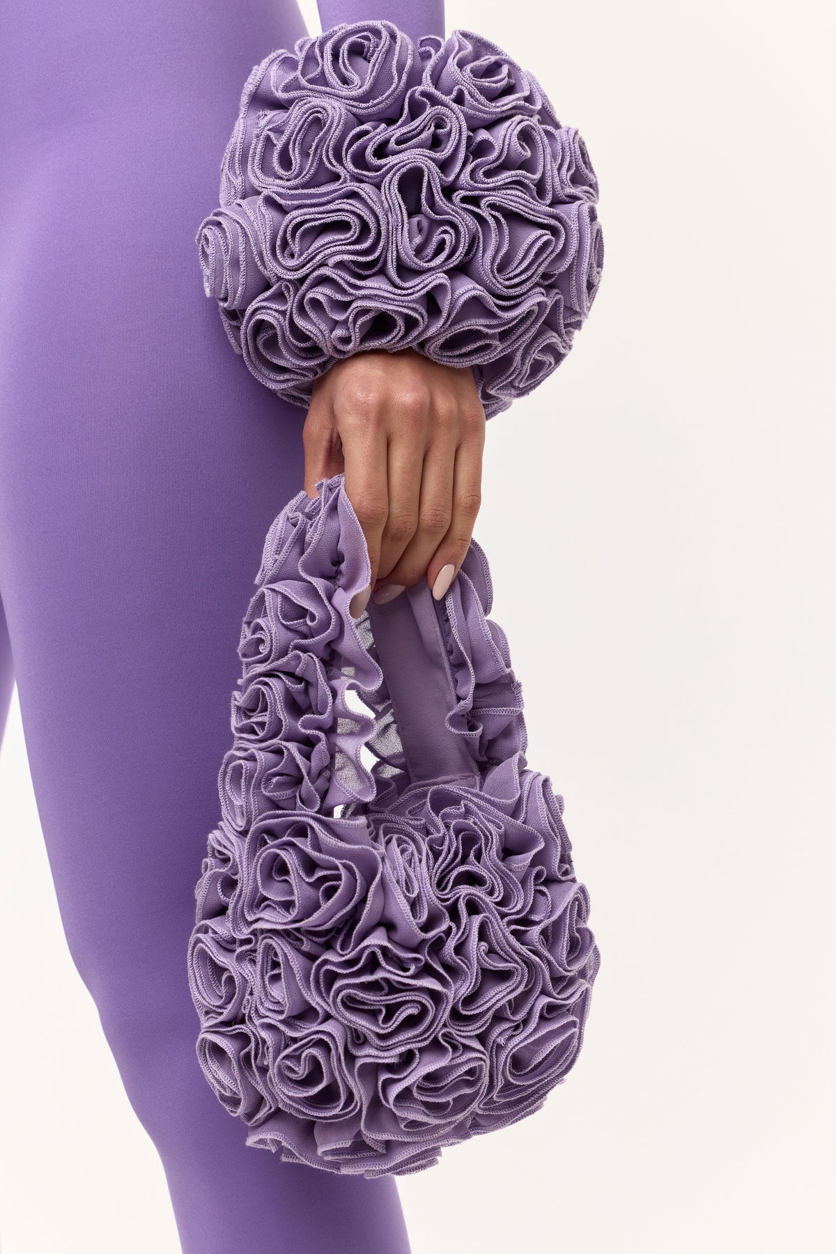 Violet Roses Mini Handbag