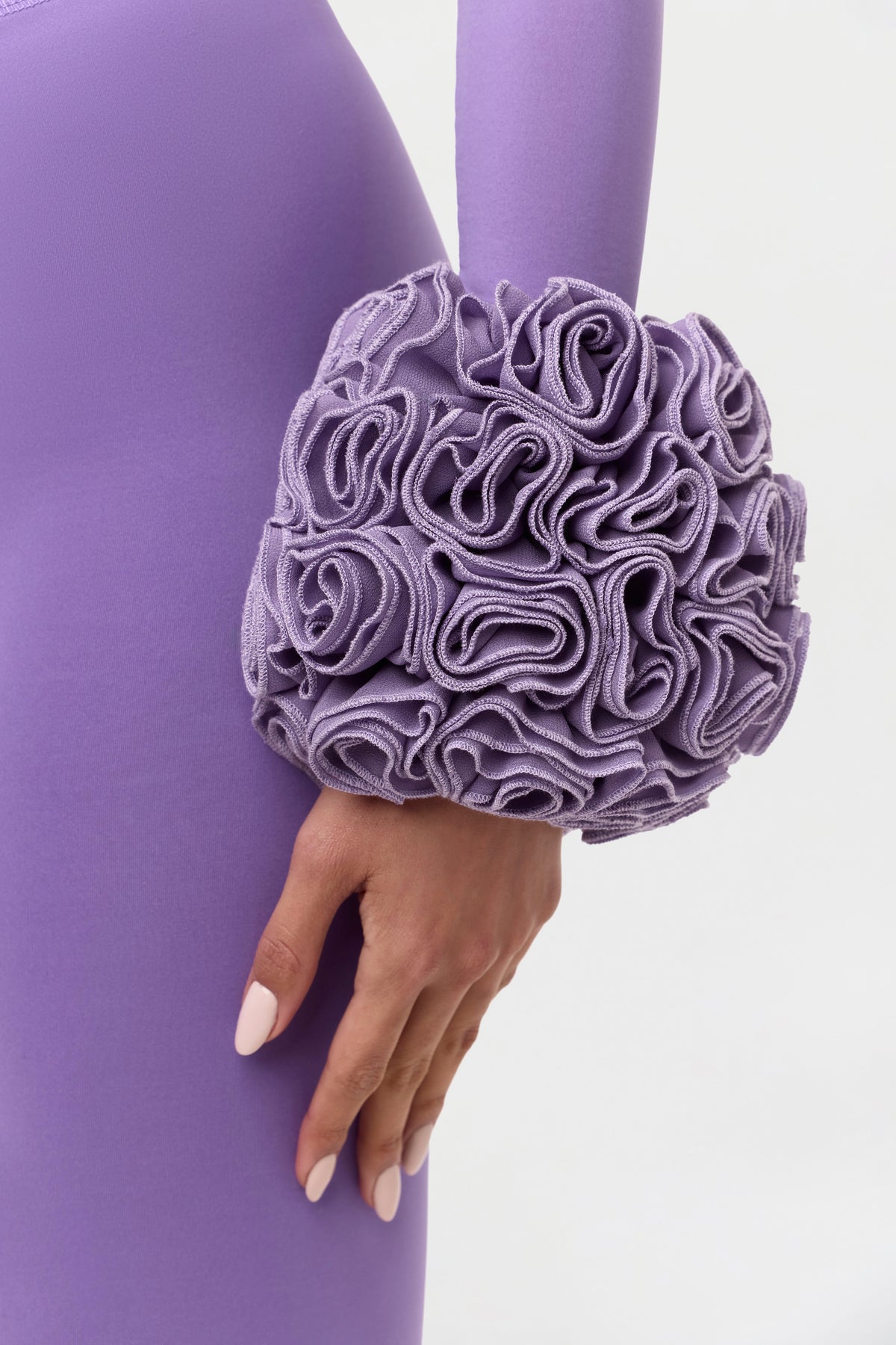Violet Rose Petal Cuffs