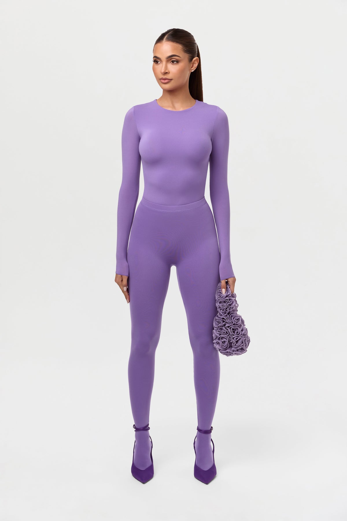Violet Naked Closed Toe Legging