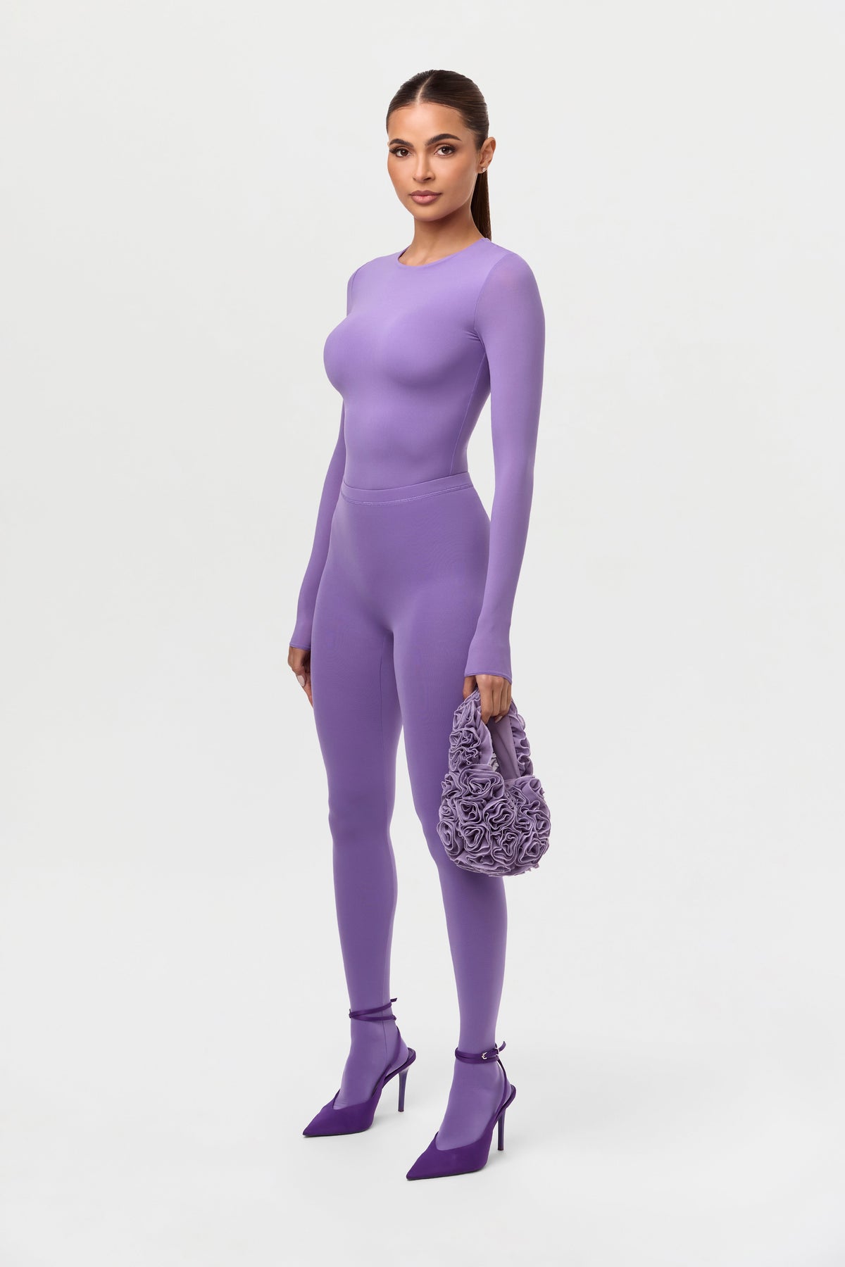 Violet Naked Closed Toe Legging