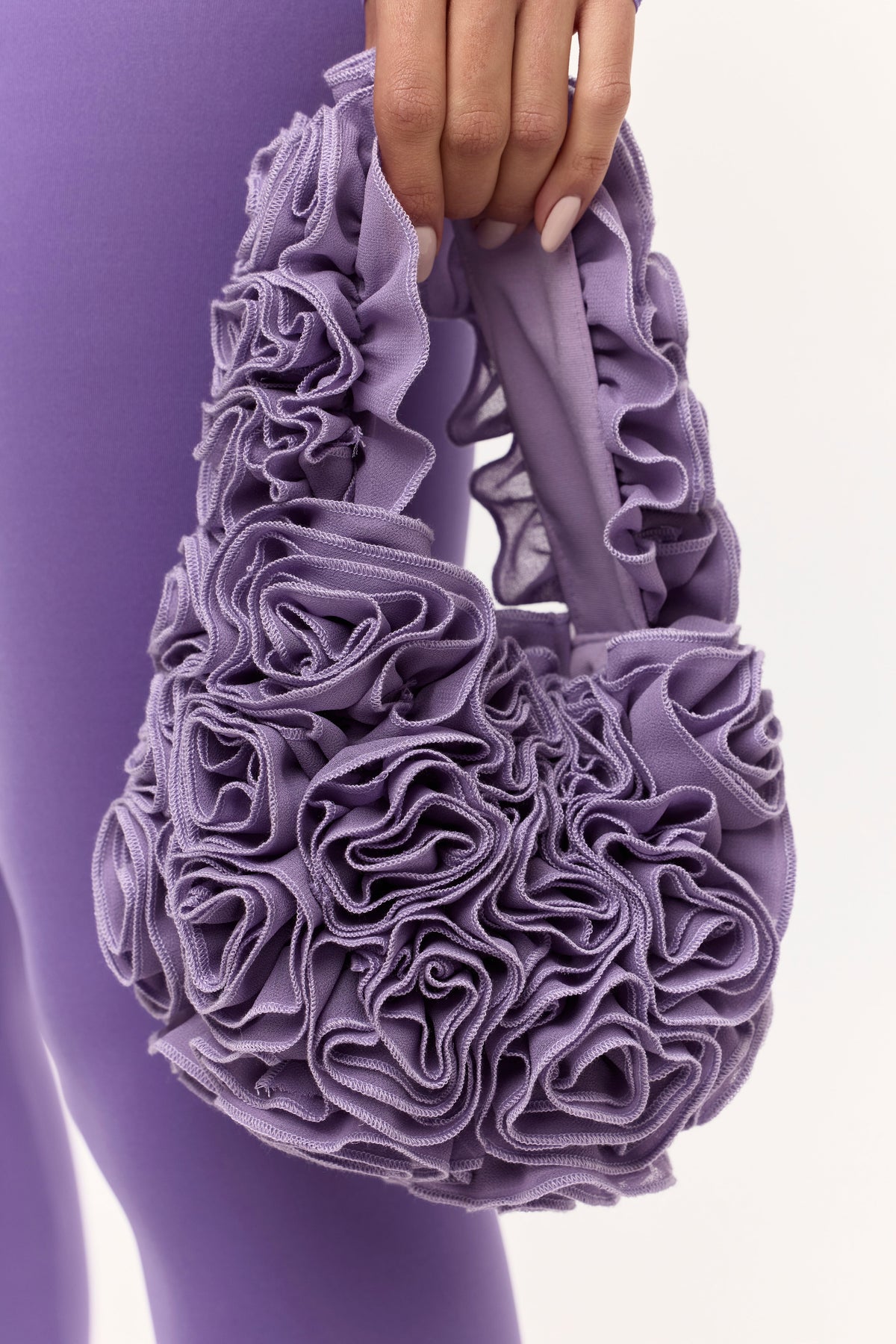 Violet Roses Mini Handbag