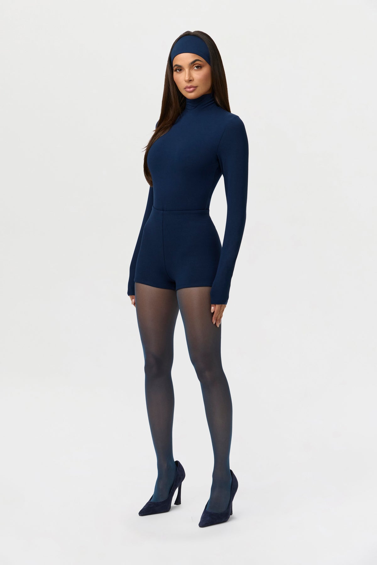 Navy Butter Contour Hot Pants