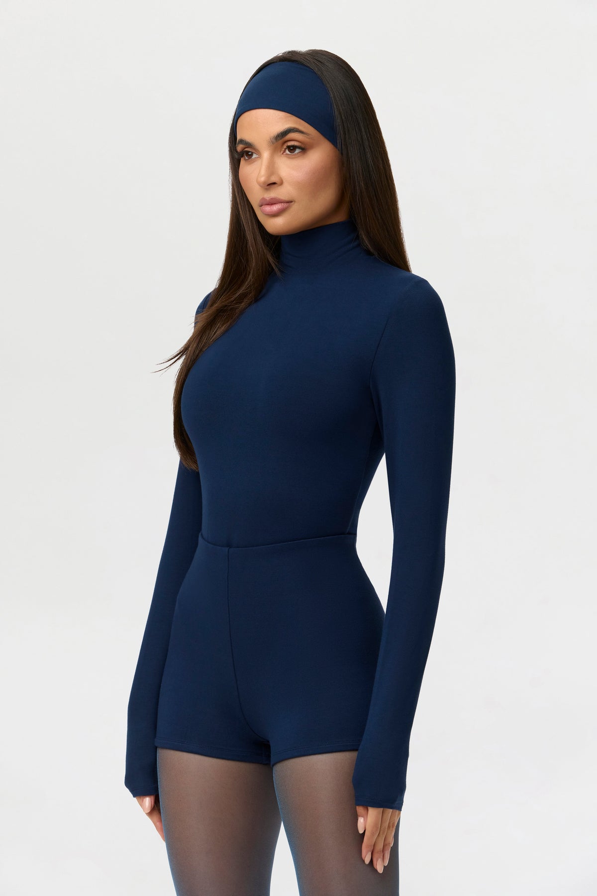 Navy Butter Contour Hot Pants