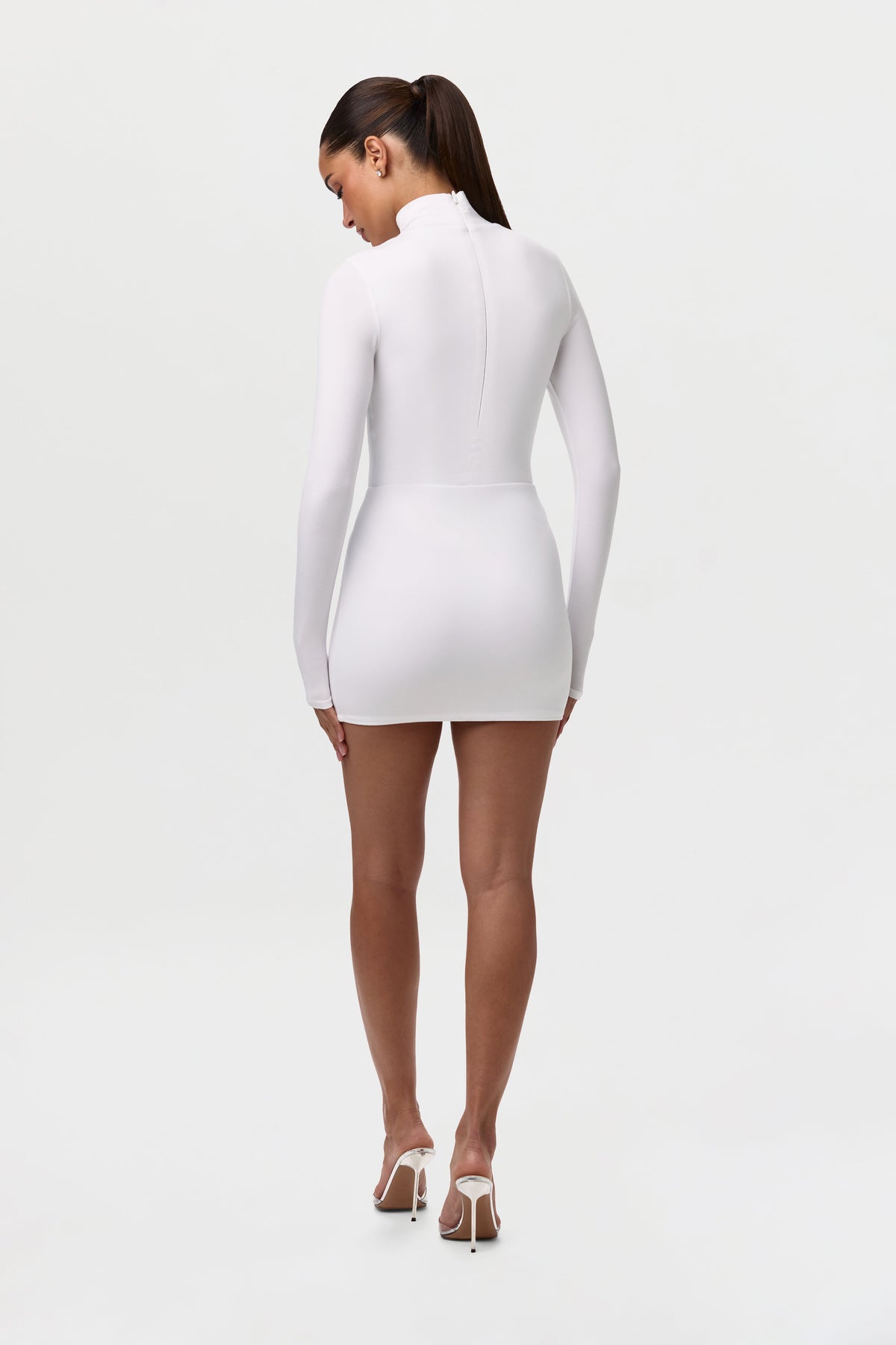 White Butter Contour Mini Skirt