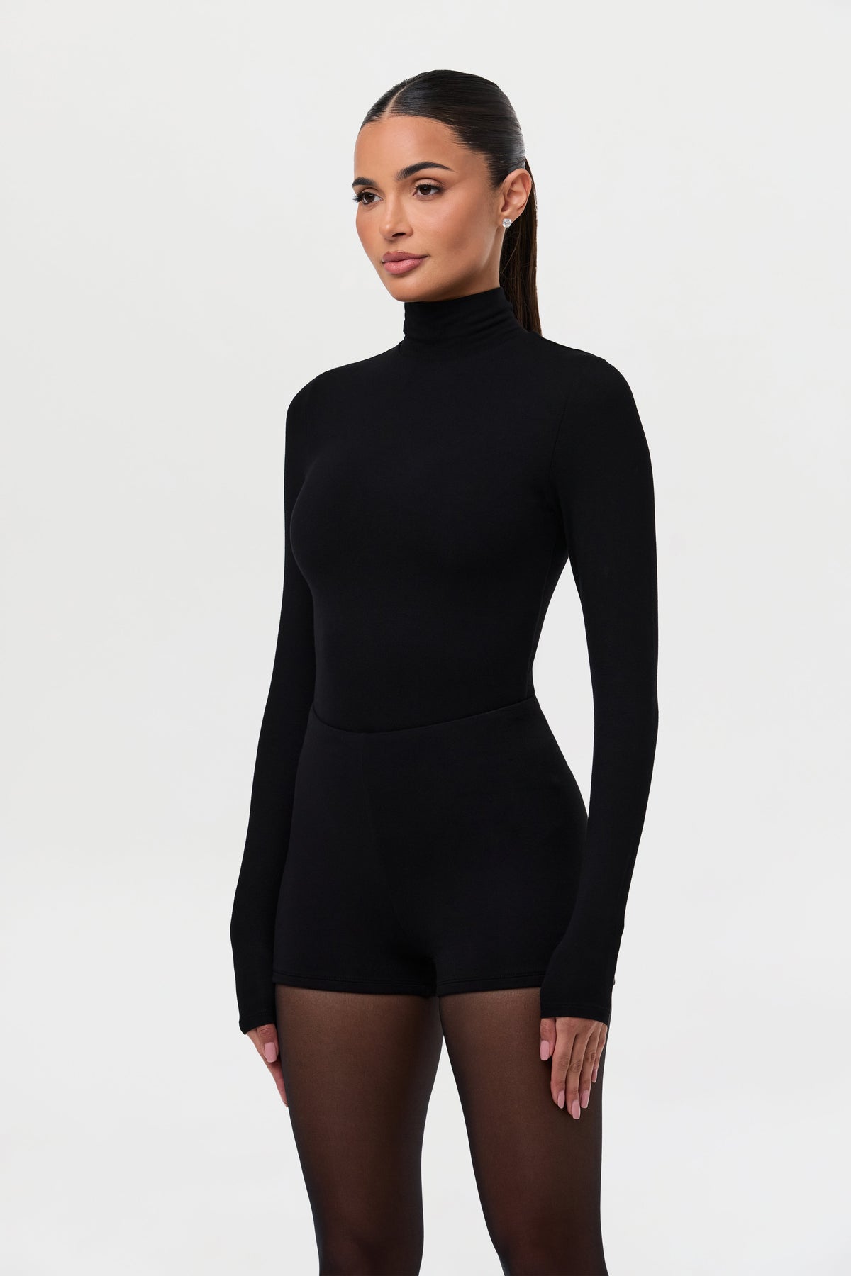 Black Butter Contour Hot Pants