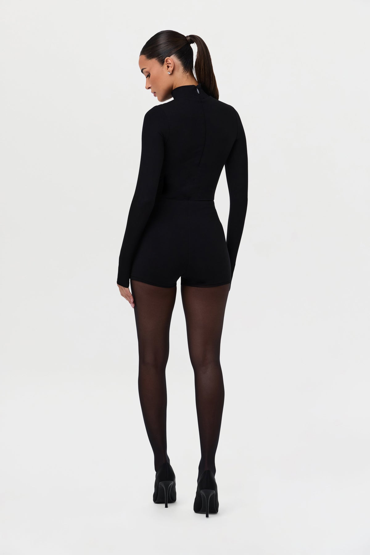 Black Butter Contour Hot Pants