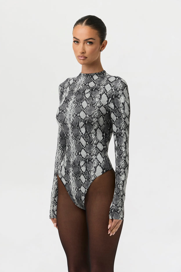 Naked Print Bodysuit