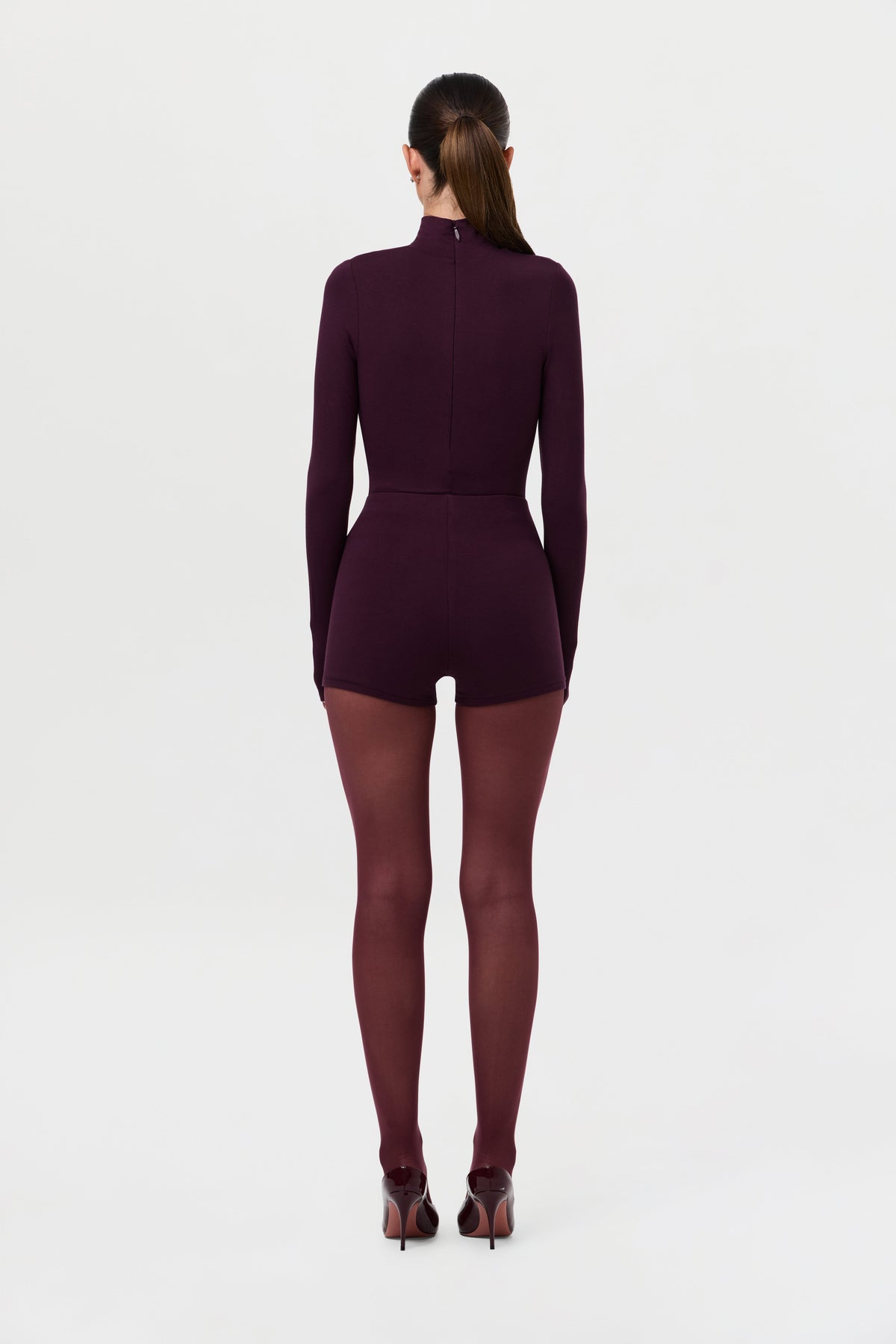 Dark Plum Butter Contour Hot Pants