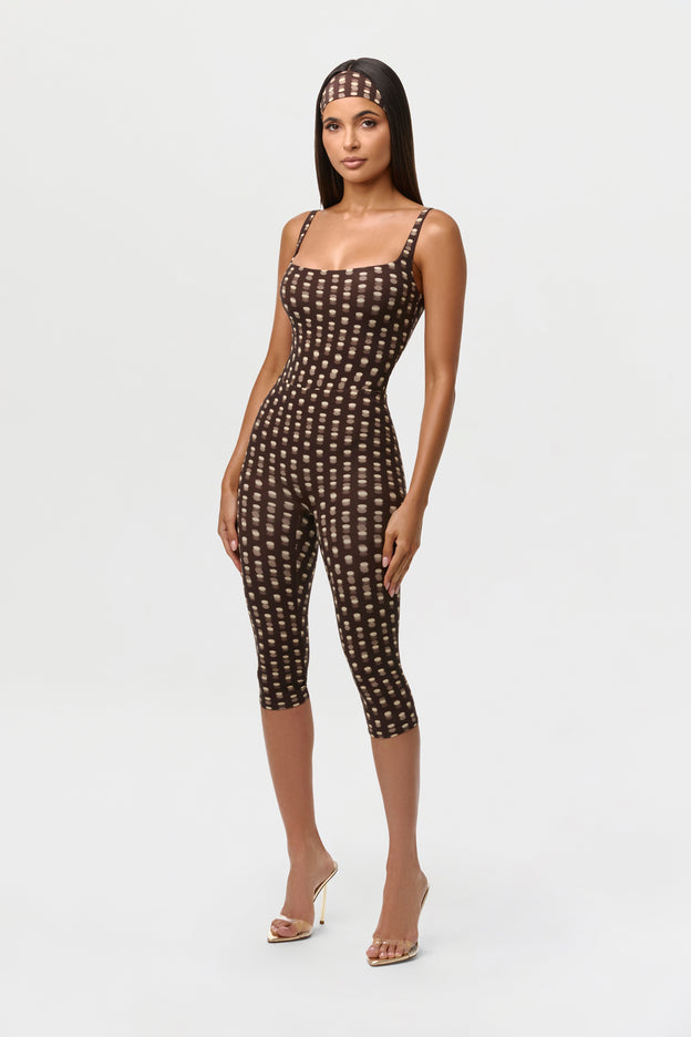 Naked Print Capri Legging