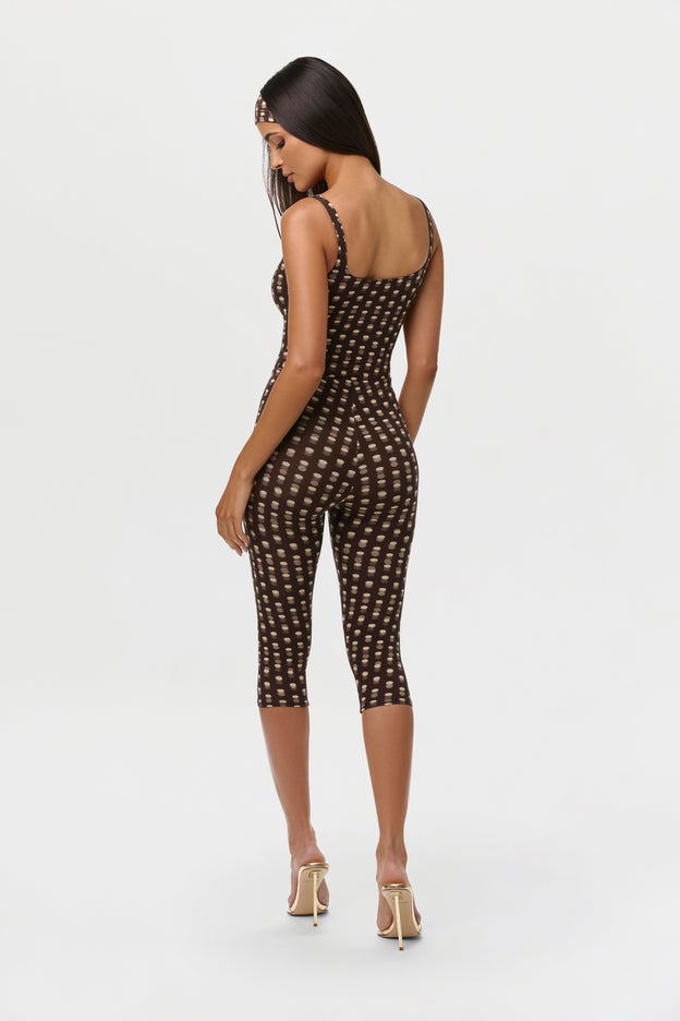 Naked Print Capri Legging