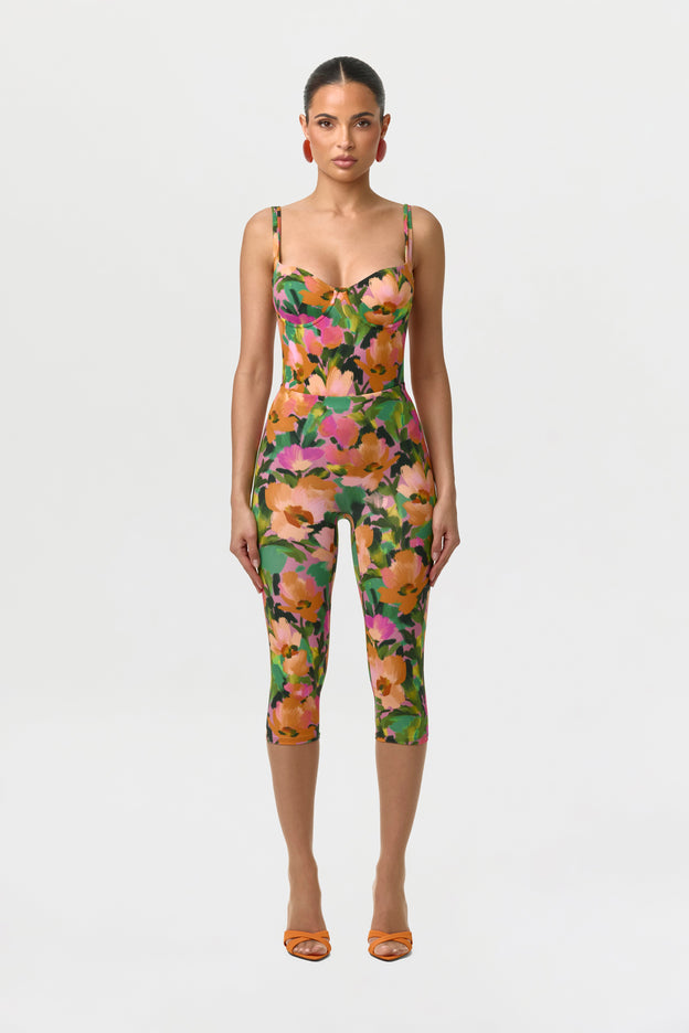 Naked Print Capri Legging