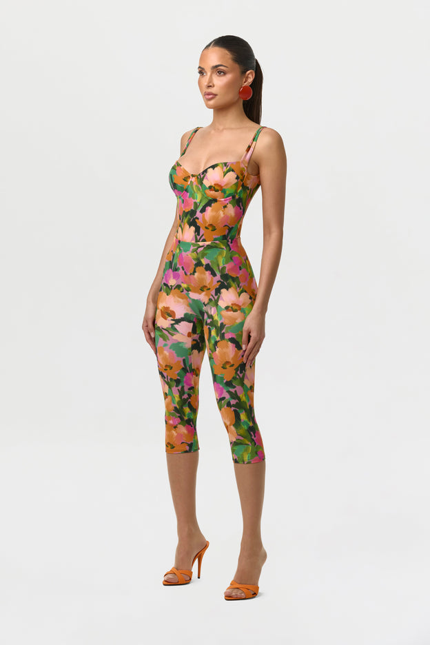 Naked Print Capri Legging