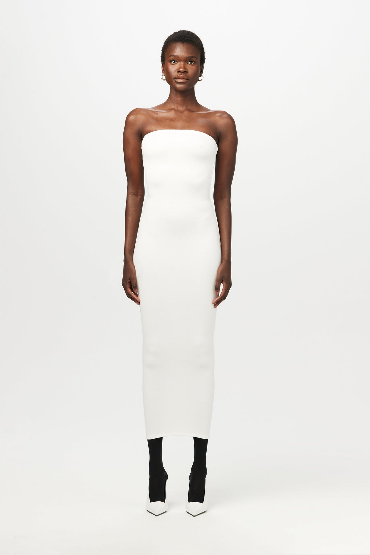 PINK FROSTING NW Tube Midi Dress
