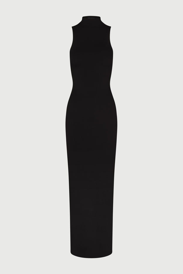Smooth Sleeveless Maxi Dress