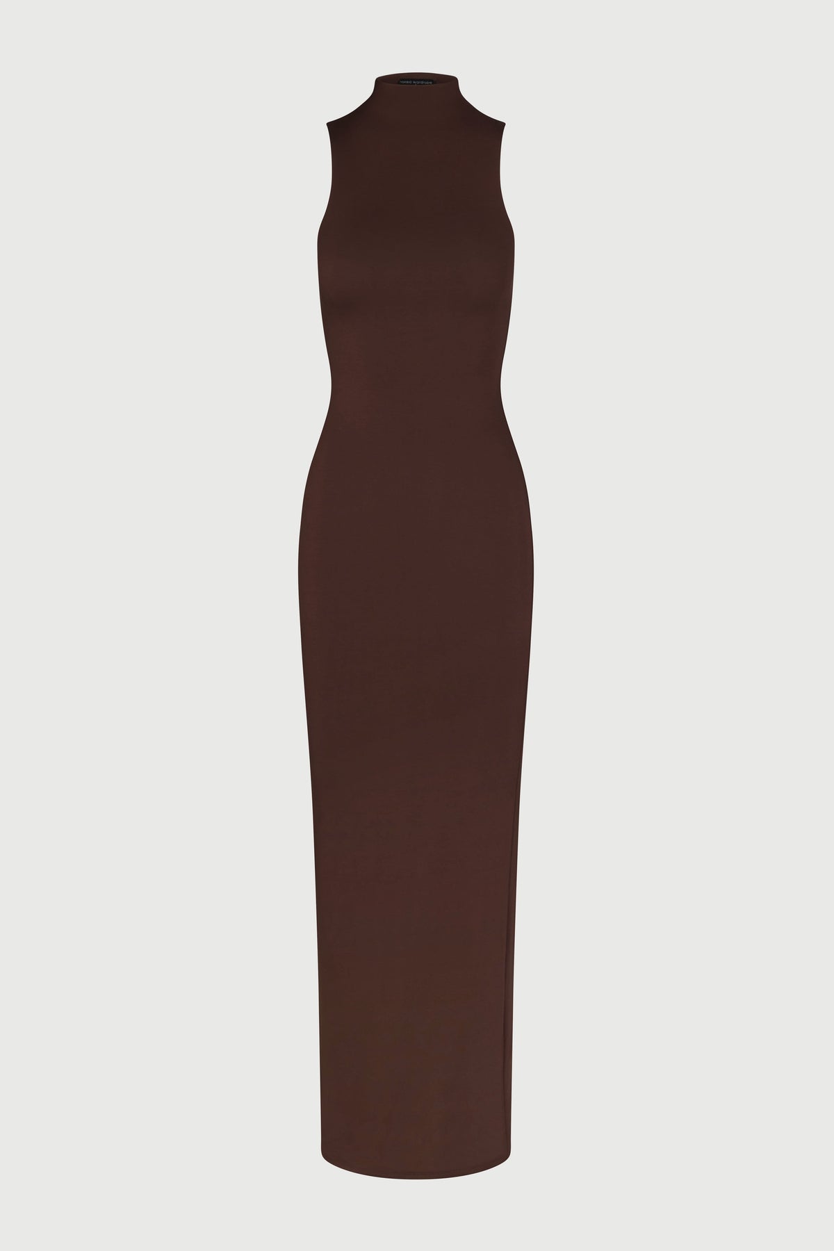 Chocolate Smooth Sleeveless Maxi Dress