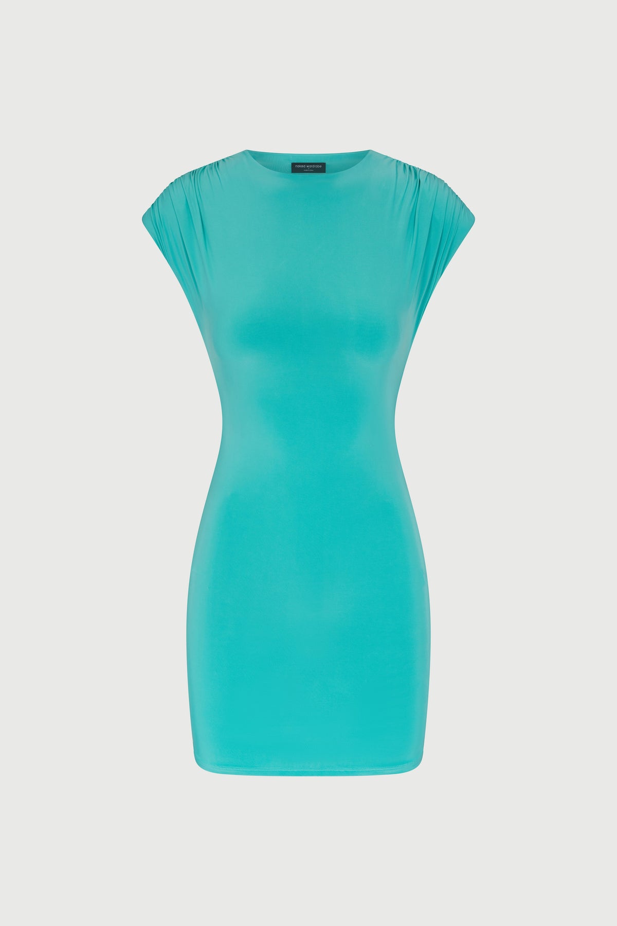 TURQUOISE Hourglass Sleeveless Mini Dress