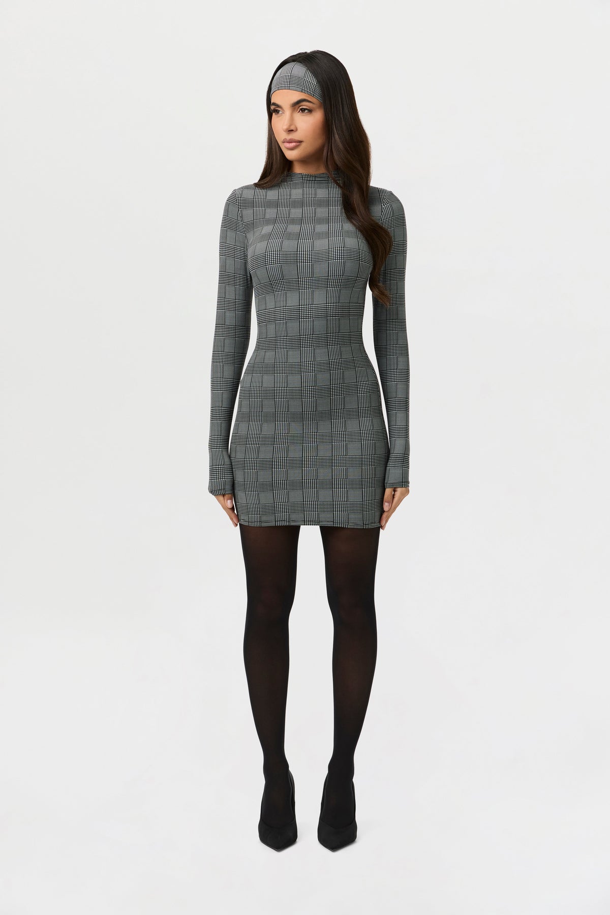 Emerald Croc Naked Animal Print Mini Dress