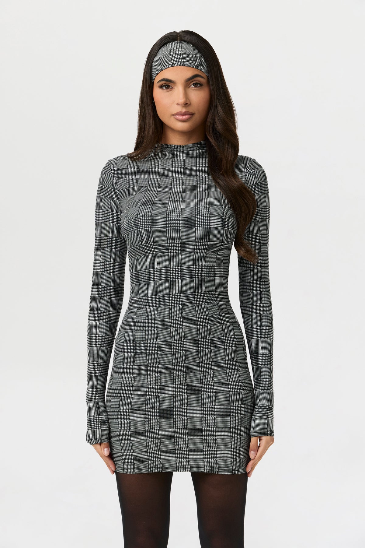 Emerald Croc Naked Animal Print Mini Dress