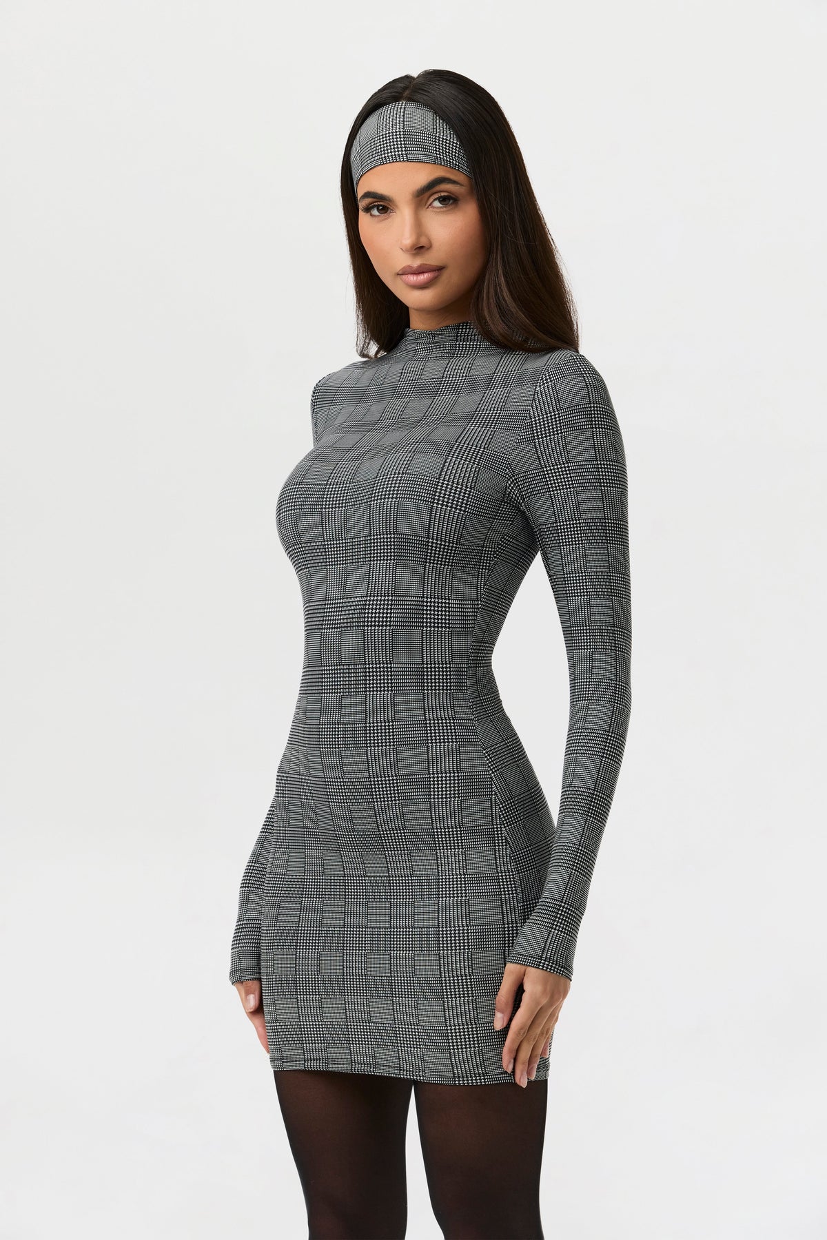 Emerald Croc Naked Animal Print Mini Dress