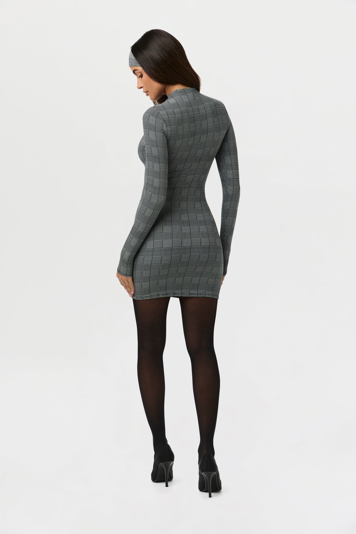 Emerald Croc Naked Animal Print Mini Dress