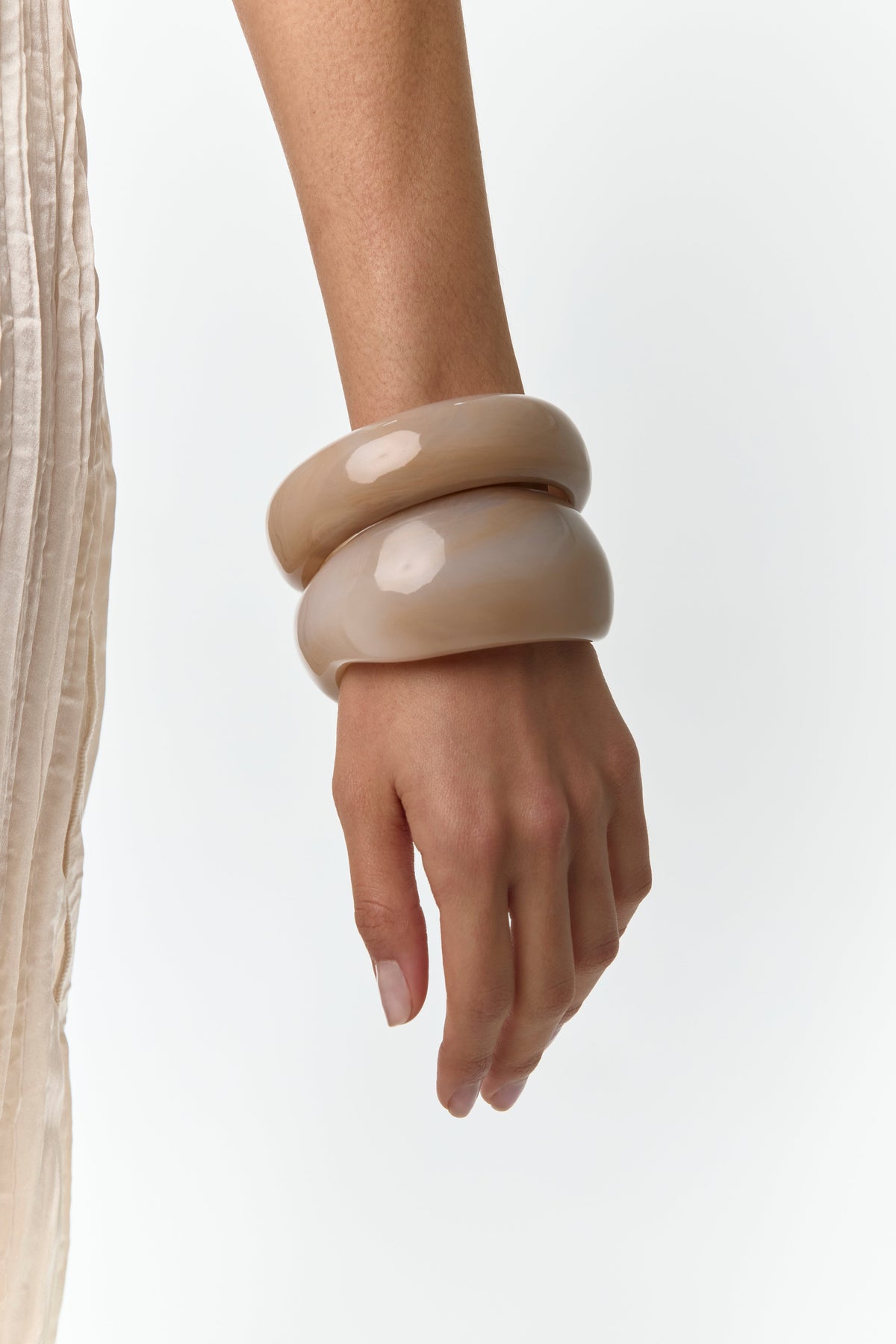 Nude Resin Stone Bracelet
