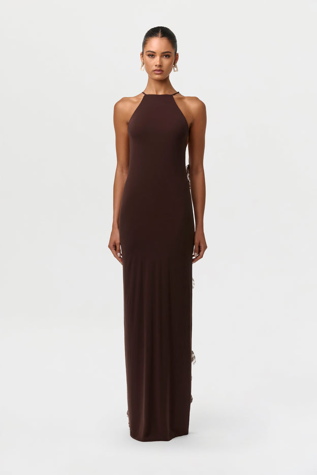 Naked Open Back Petal Dress