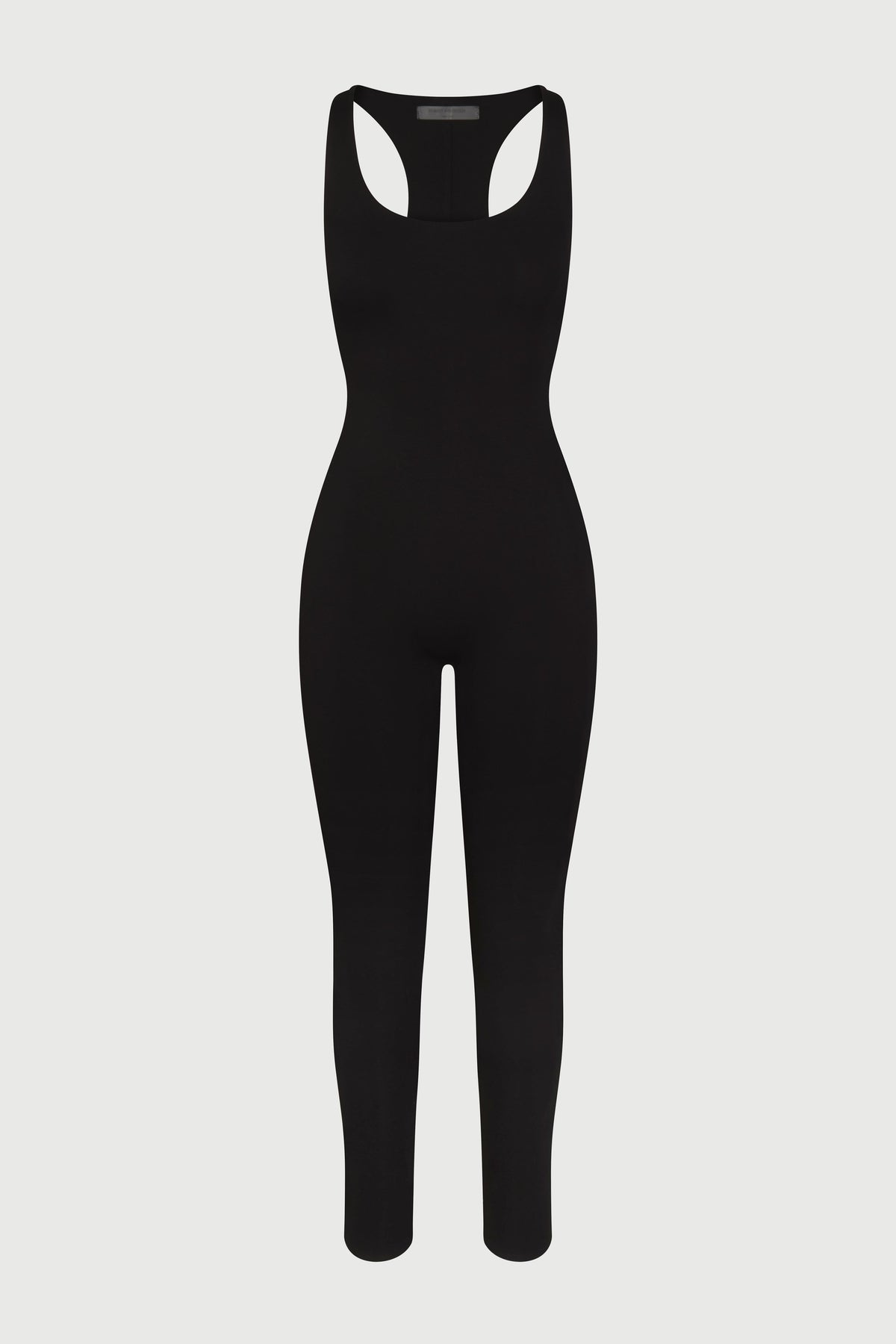 BLACK Smooth Racerback Jumpsuit