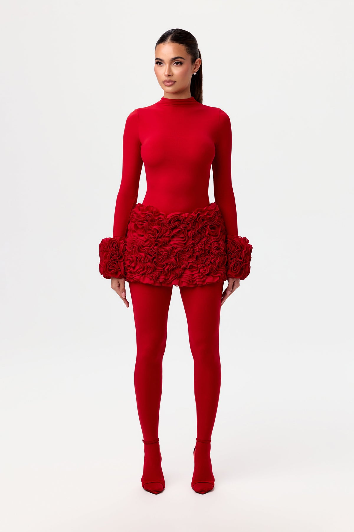 Red Rose Petal Cuffs
