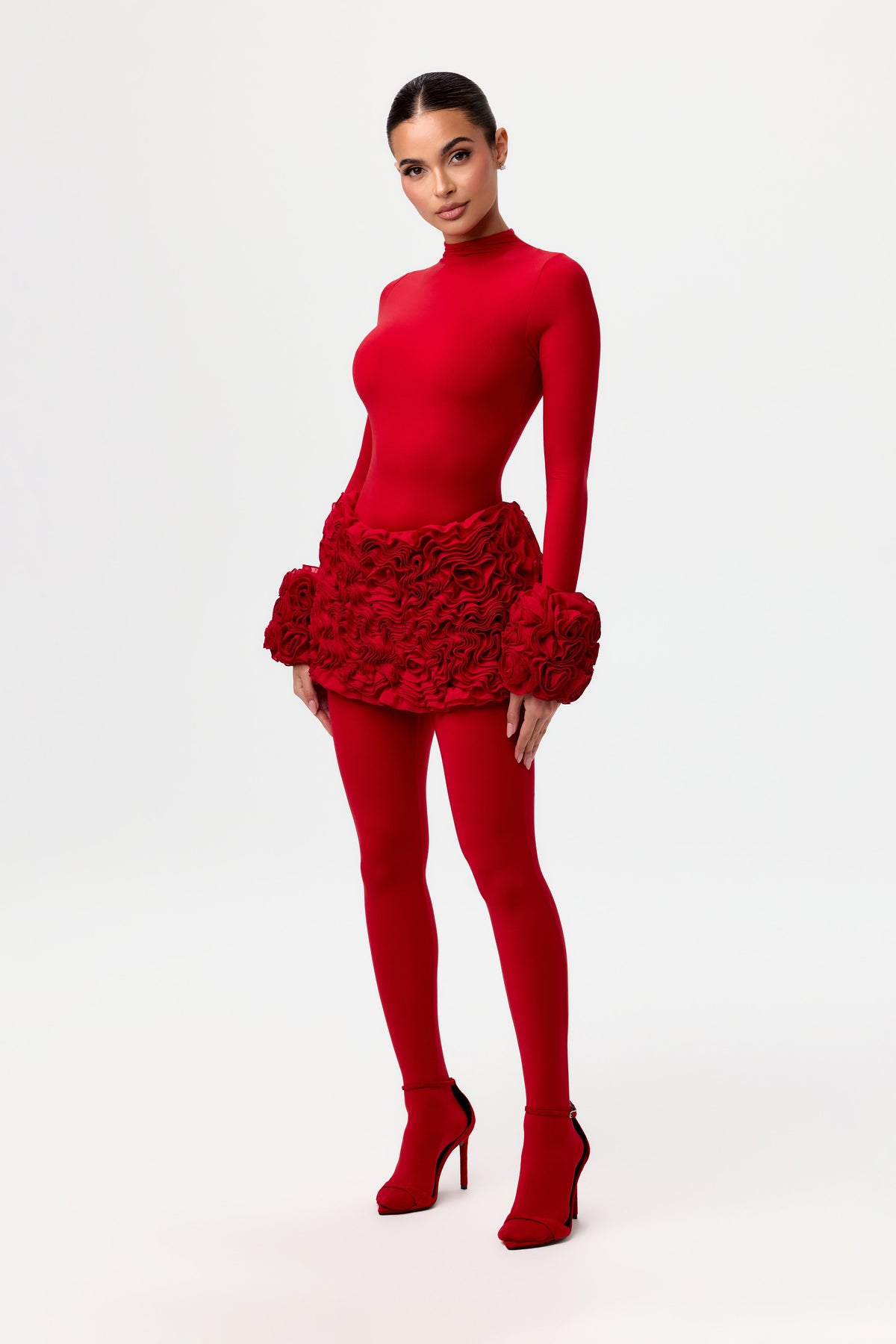 Red Rose Petal Cuffs