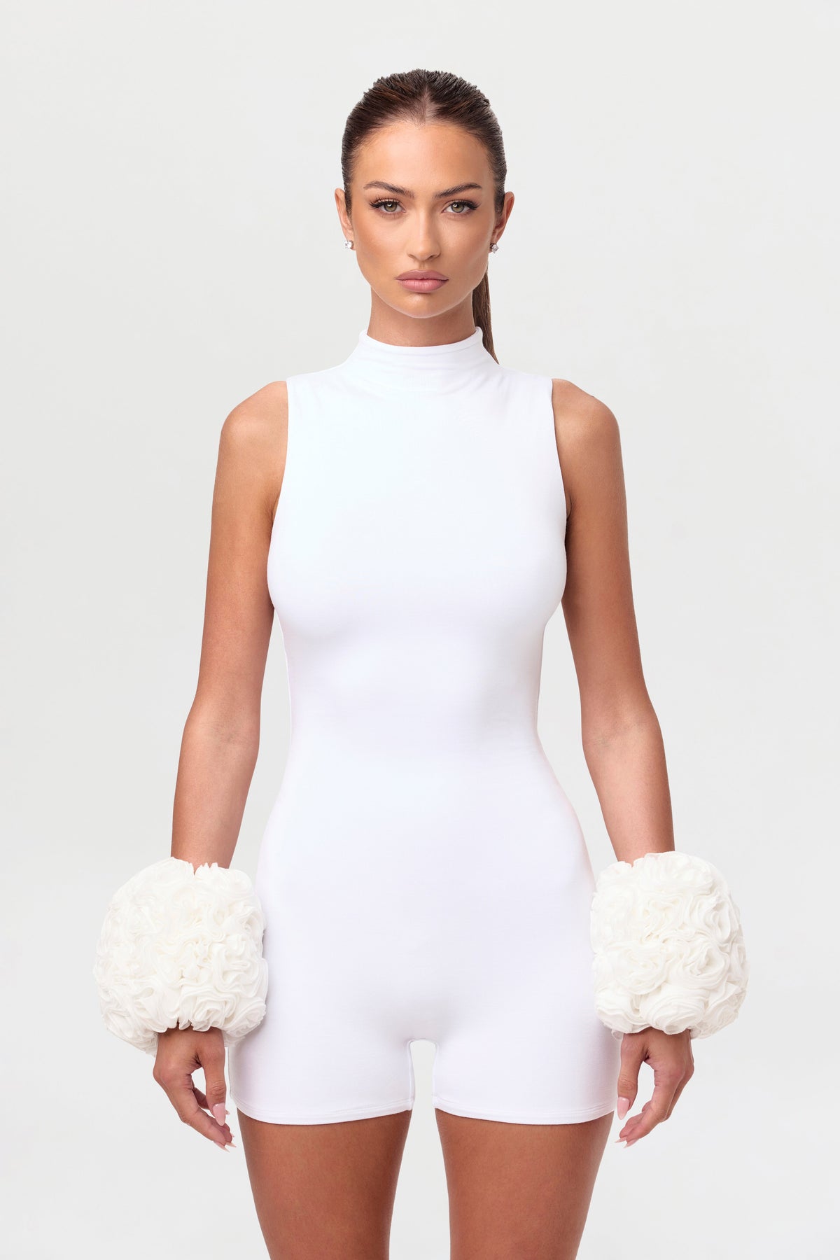 White Rose Petal Cuffs